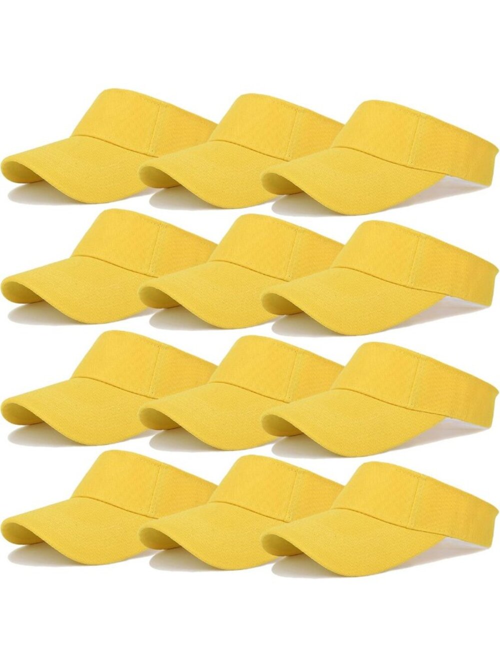 12 Pack Sun Visor Hats for Women & Men - Outdoor Sports, Beach & Travel